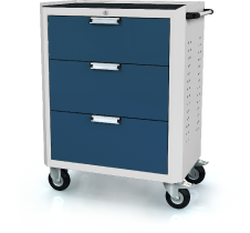 Trolley DVU 968 x 765 x 500 - basic - 3x drawers